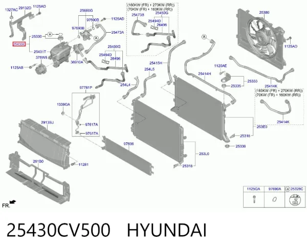  25430CV500 Hyundai/Kia