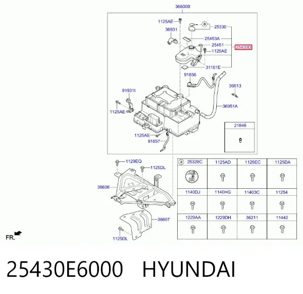  25430E6000 Hyundai/Kia