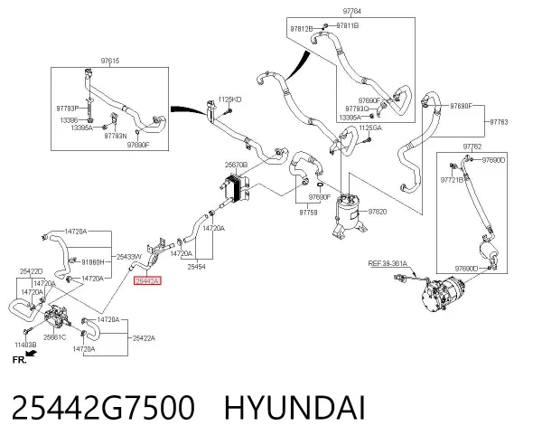  25442G7500 Hyundai/Kia