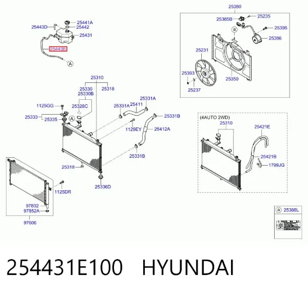  254431E100 Hyundai/Kia