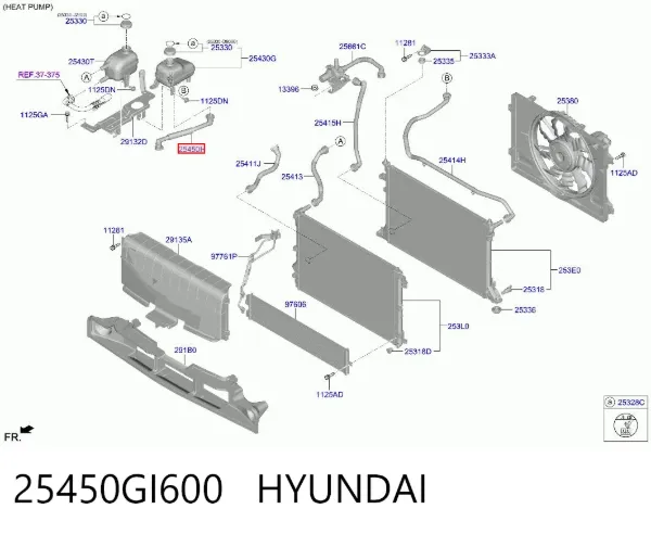  25450GI600 Hyundai/Kia