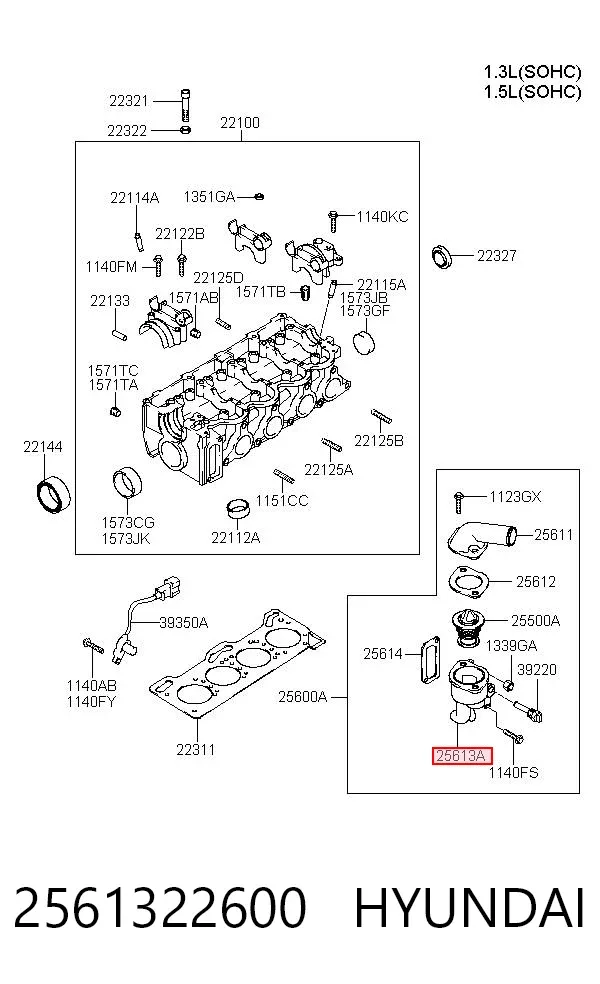 2561322600 Hyundai/Kia