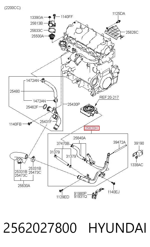  2562027800 Hyundai/Kia