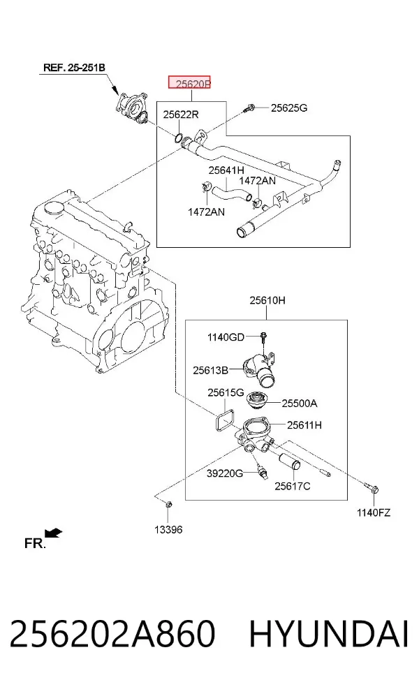  256202A860 Hyundai/Kia