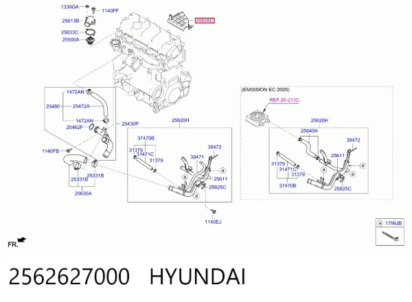  2562627000 Hyundai/Kia