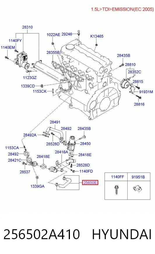  256502A410 Hyundai/Kia