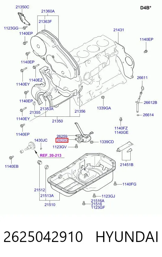  2625042910 Hyundai/Kia
