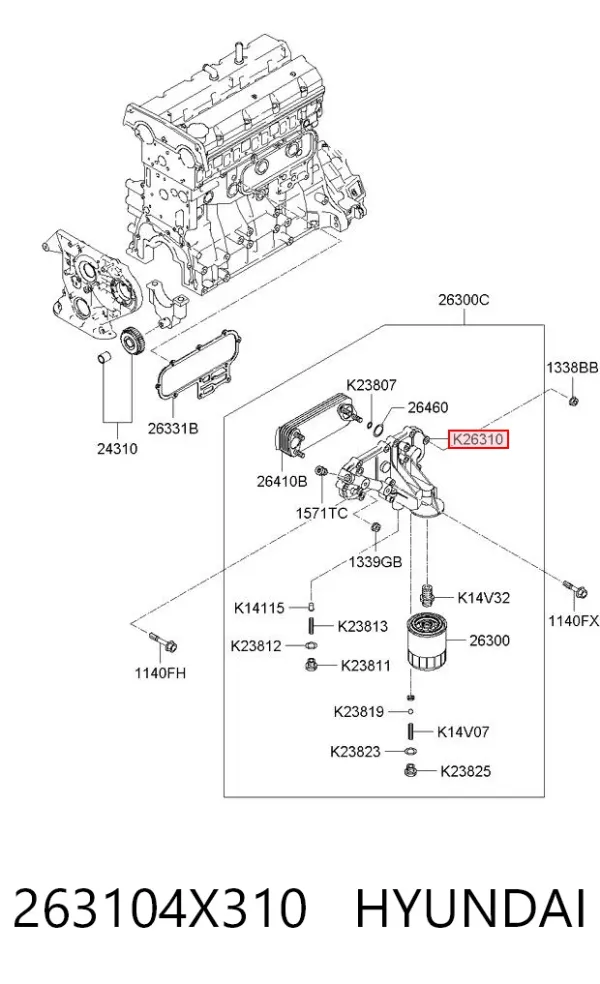  263104X310 Hyundai/Kia