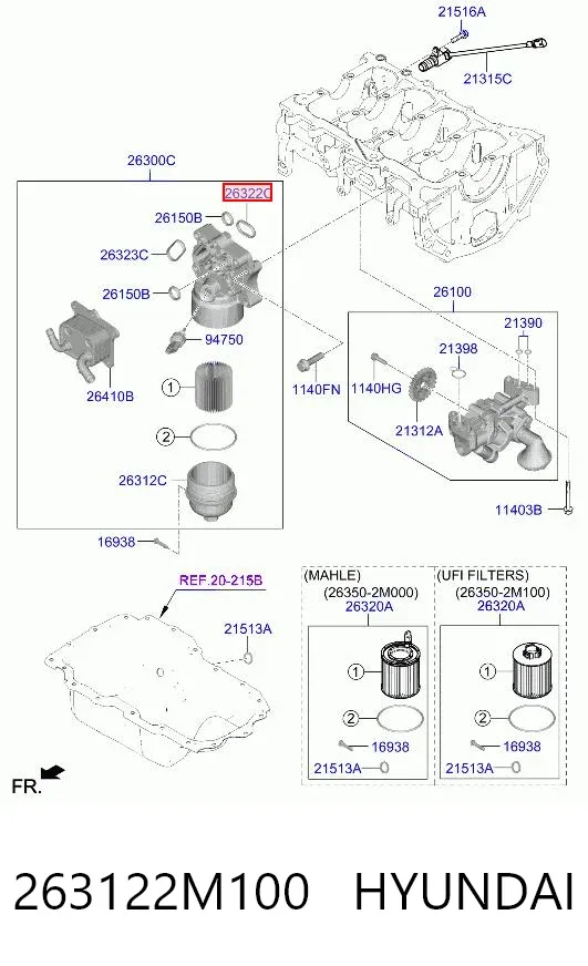 263122M100 Hyundai/Kia