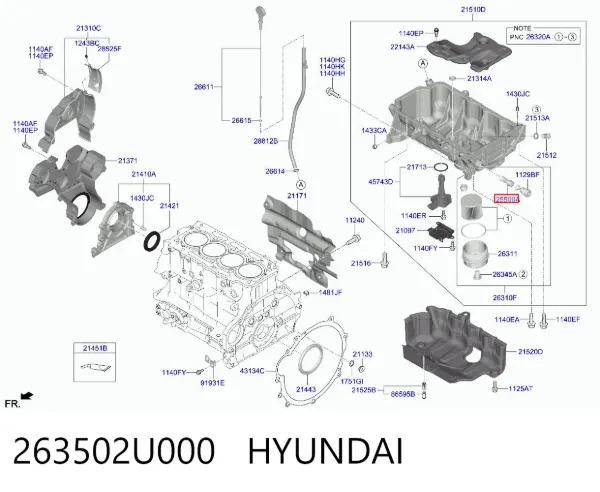  263502U000 Hyundai/Kia