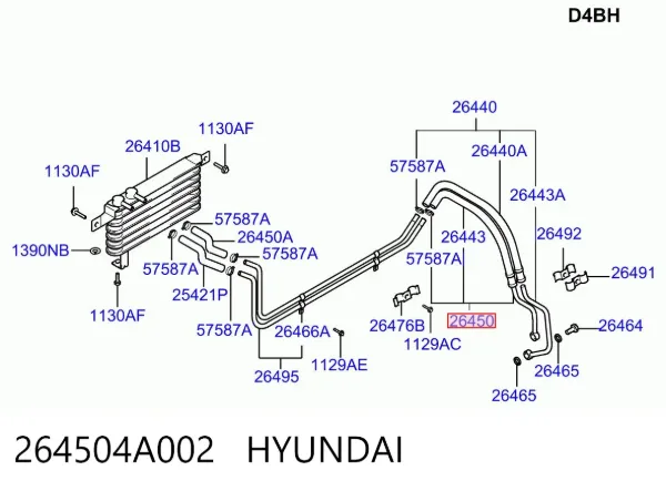  264504A002 Hyundai/Kia