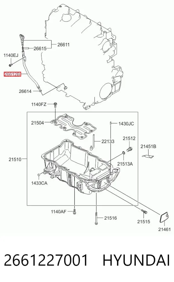  2661227001 Hyundai/Kia