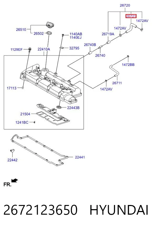 2672123650 Hyundai/Kia