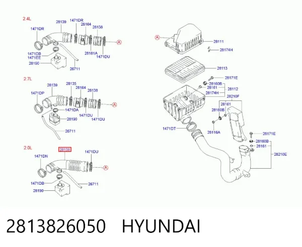  2813826050 Hyundai/Kia