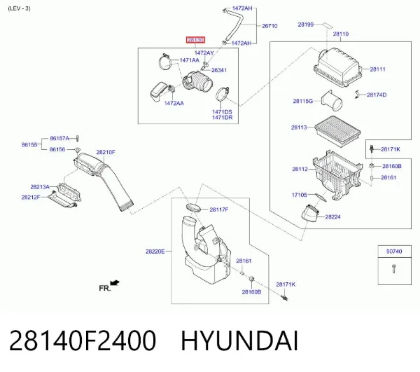  28140F2400 Hyundai/Kia