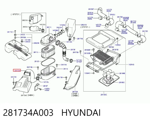  281734A003 Hyundai/Kia