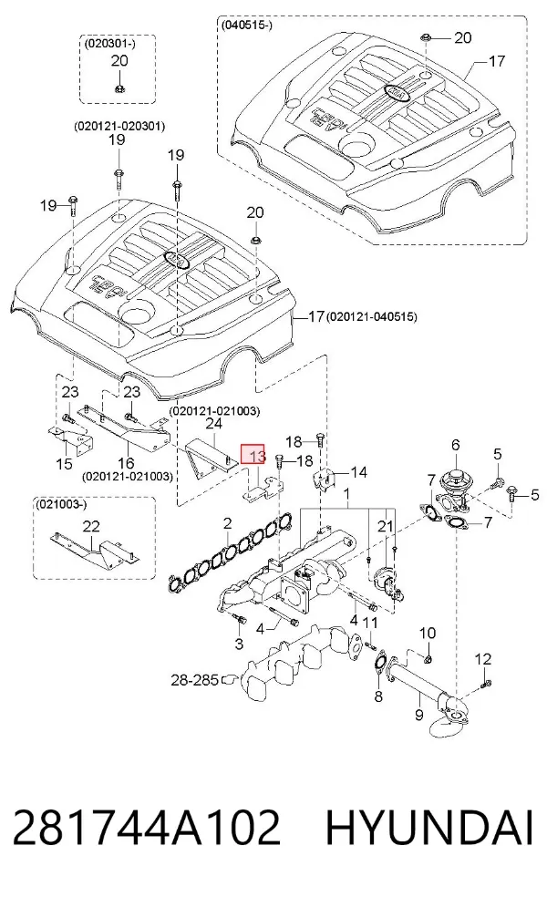  281744A102 Hyundai/Kia