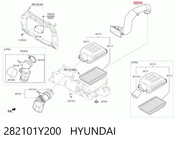  282101Y200 Hyundai/Kia