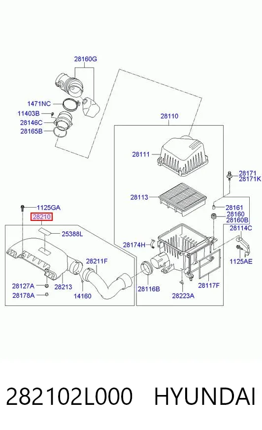  282102L000 Hyundai/Kia