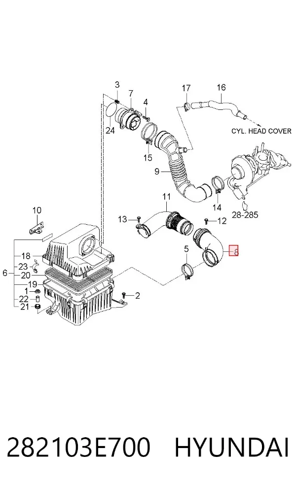  282103E700 Hyundai/Kia