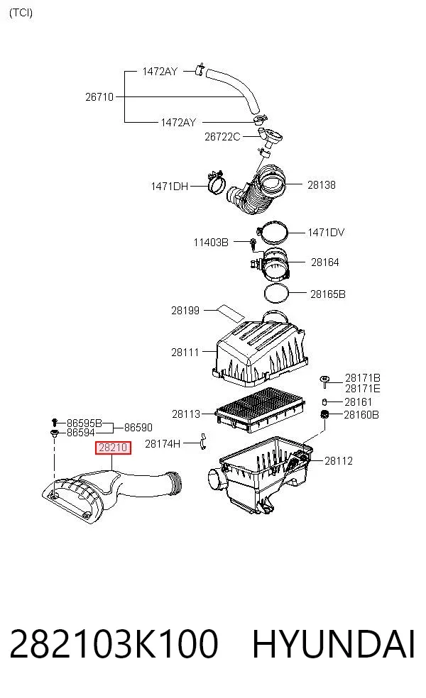  282103K100 Hyundai/Kia