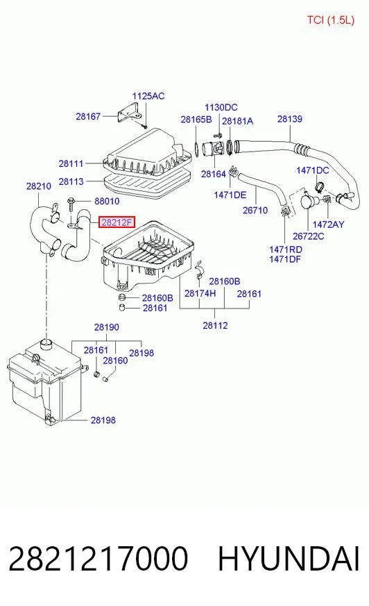  2821217000 Hyundai/Kia