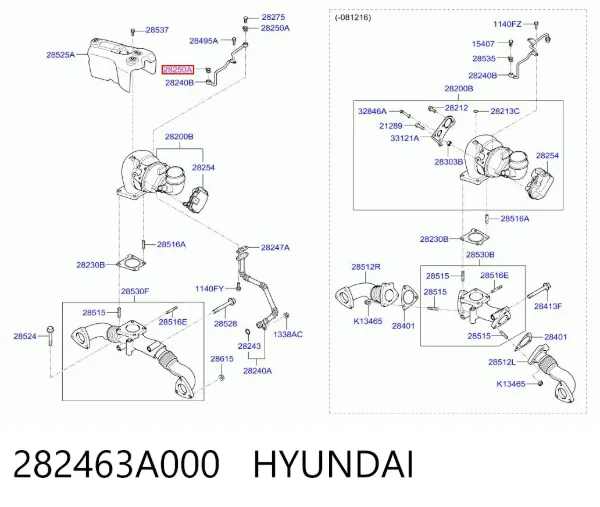  282463A000 Hyundai/Kia