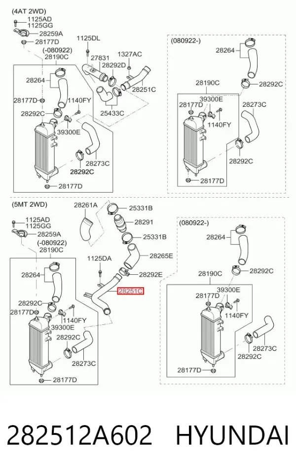  282512A602 Hyundai/Kia