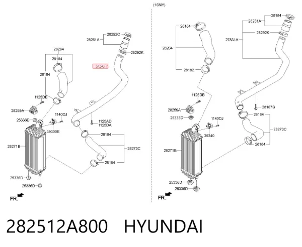  282512A800 Hyundai/Kia