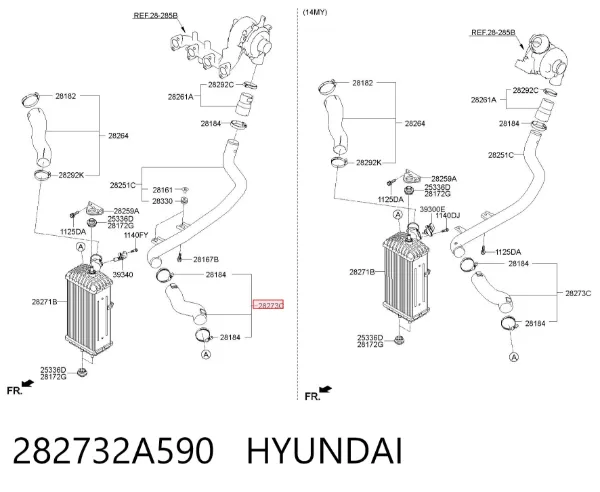  282732A590 Hyundai/Kia