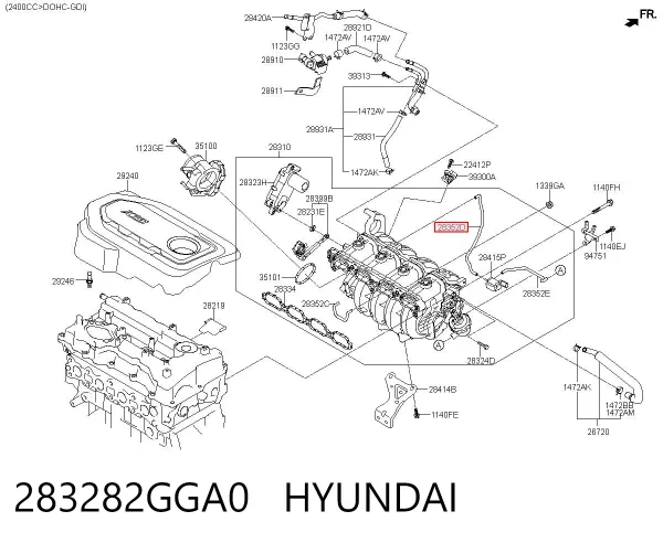  283282GGA0 Hyundai/Kia