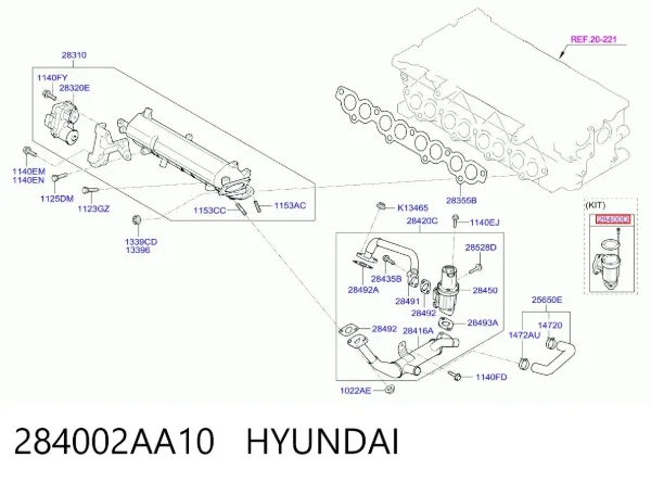  284002AA10 Hyundai/Kia