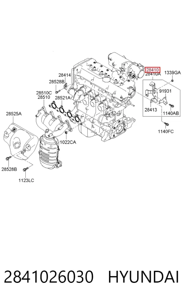  2841026030 Hyundai/Kia