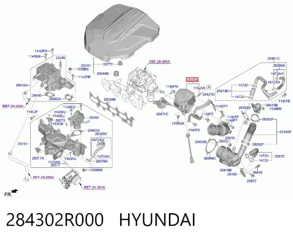  284302R000 Hyundai/Kia