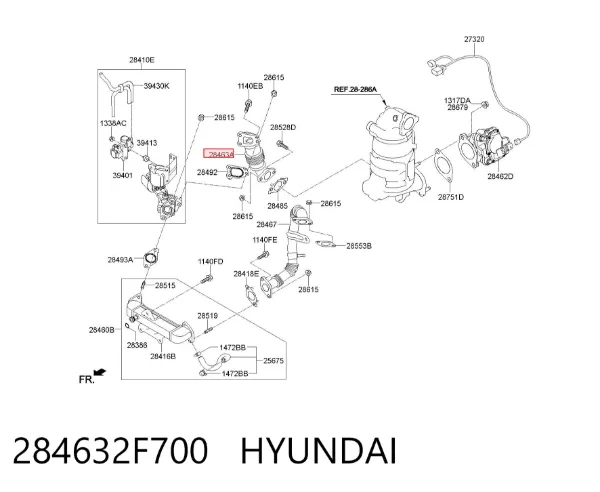  284632F700 Hyundai/Kia