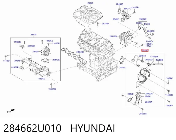  284662U010 Hyundai/Kia