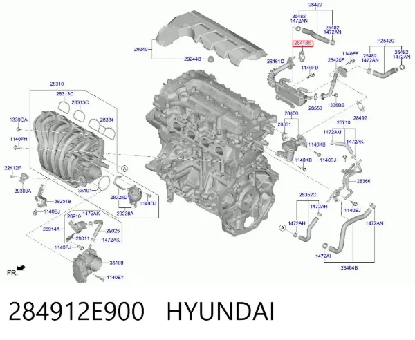  284912E900 Hyundai/Kia