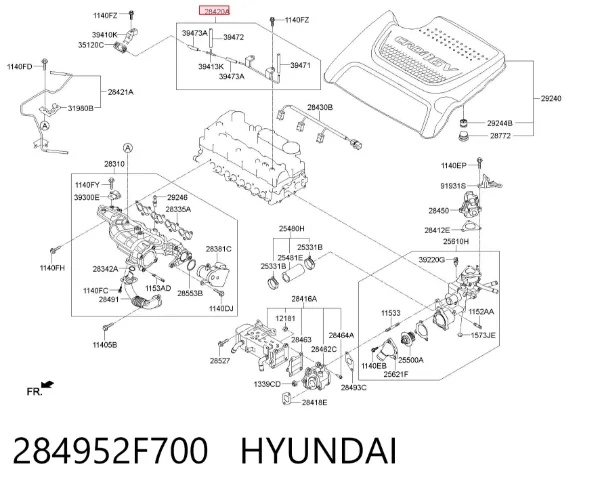  284952F700 Hyundai/Kia