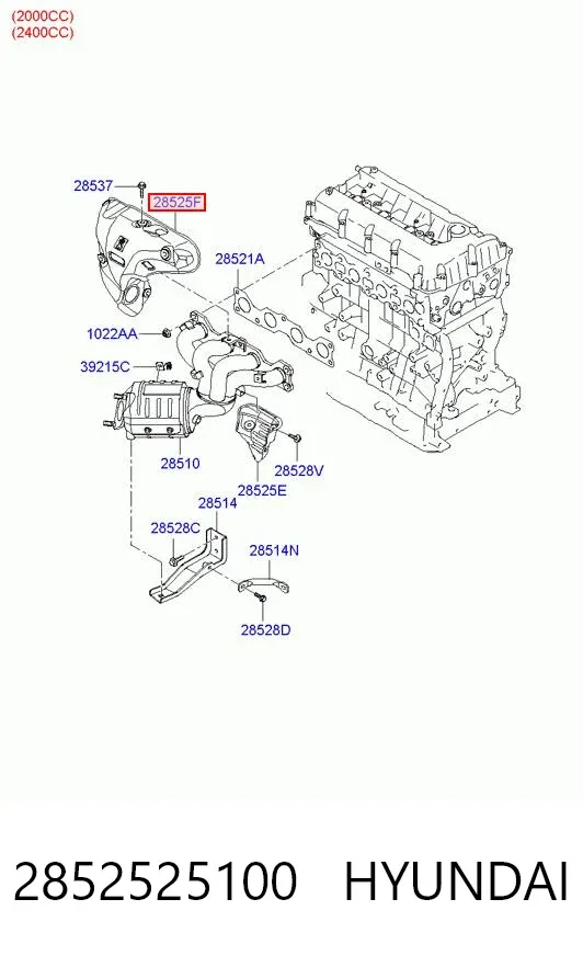  2852525100 Hyundai/Kia