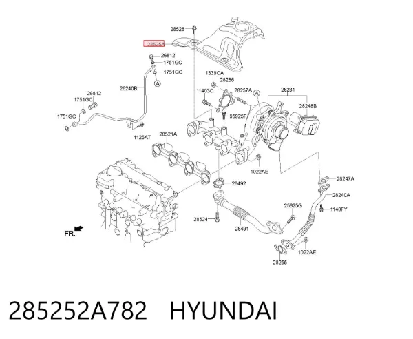  285252A782 Hyundai/Kia