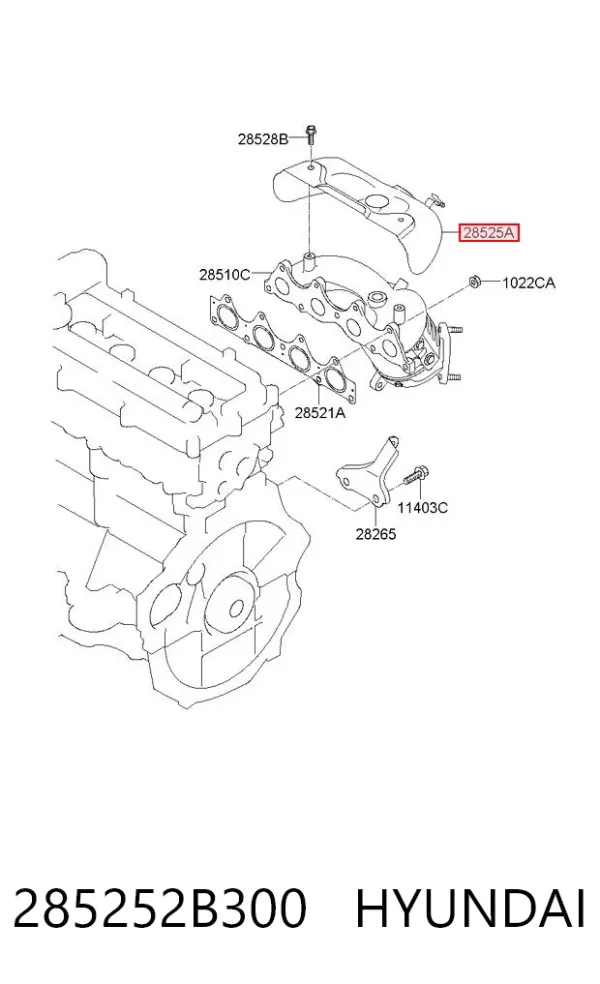  285252B300 Hyundai/Kia