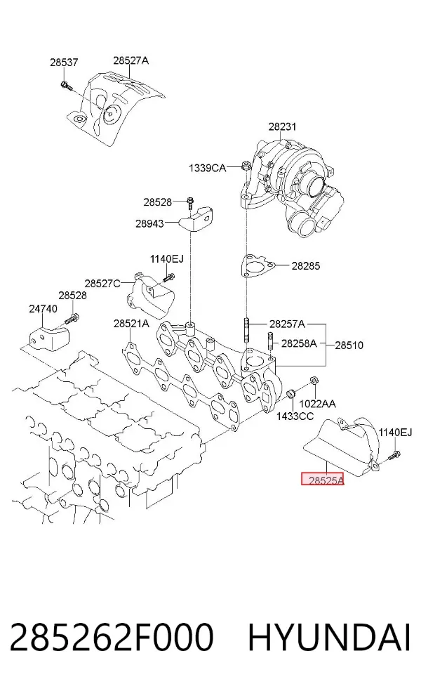  285262F000 Hyundai/Kia