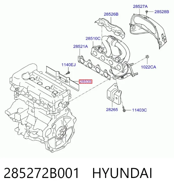  285272B001 Hyundai/Kia