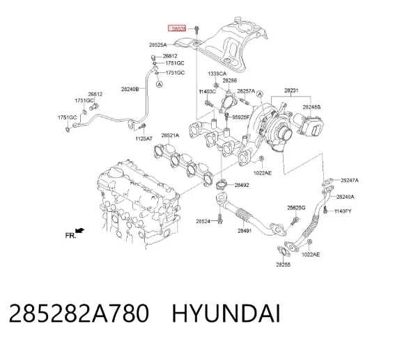  285282A780 Hyundai/Kia