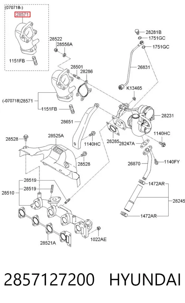  2857127200 Hyundai/Kia