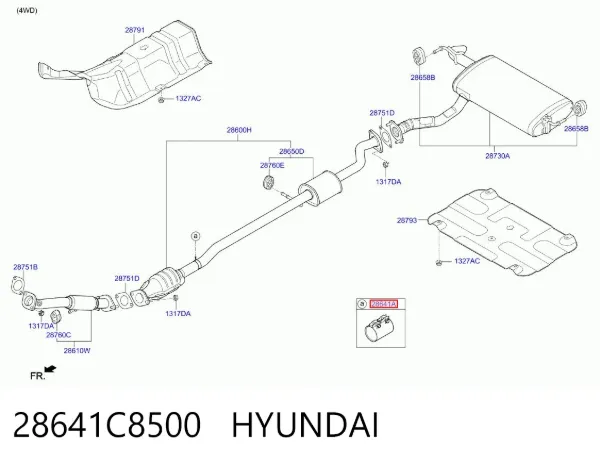  28641C8500 Hyundai/Kia