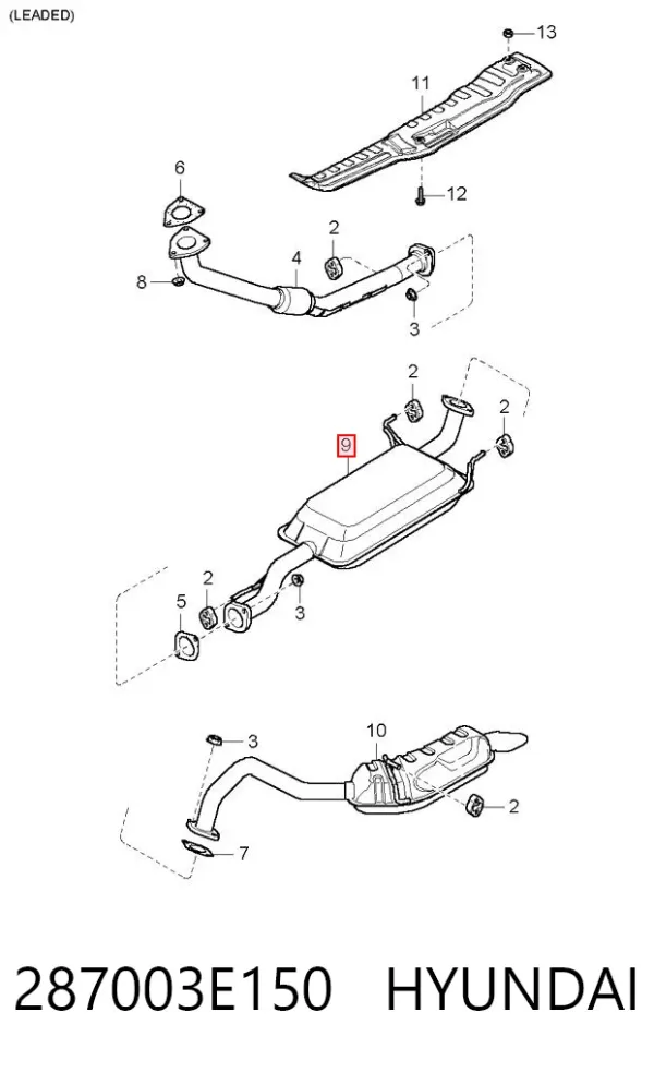  287003E150 Hyundai/Kia