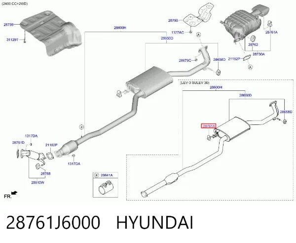  28761J6000 Hyundai/Kia