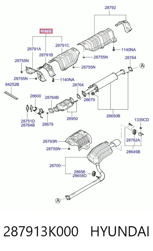  287913K000 Hyundai/Kia