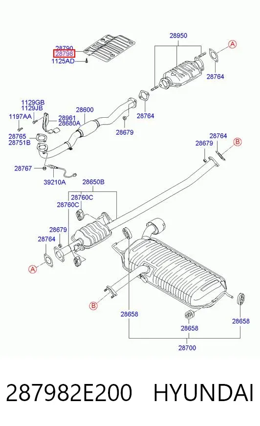  287982E200 Hyundai/Kia